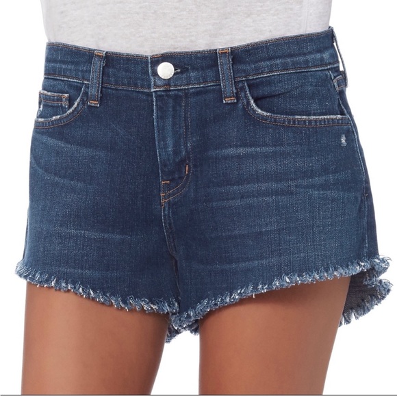 NWOT L’Agence Zoe Perfect Fit Jean Shorts *New Dark* - Picture 4 of 7